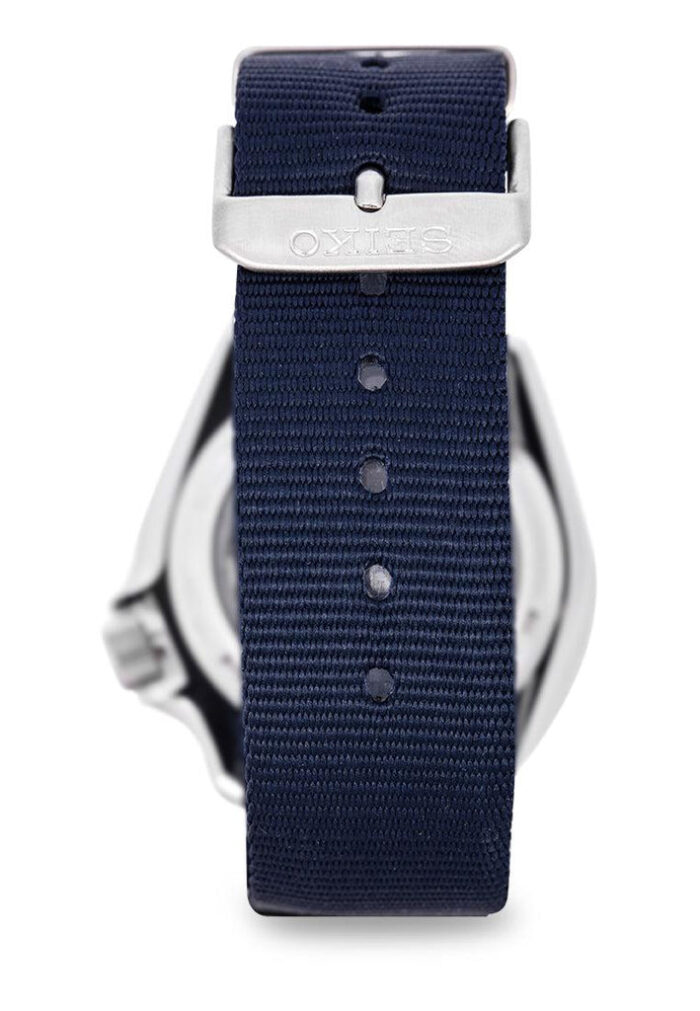 Seiko 5 Sports Automatic SKX Blue Dial Blue NATO Strap Watch For Men - SRPD51K2 - Image 10